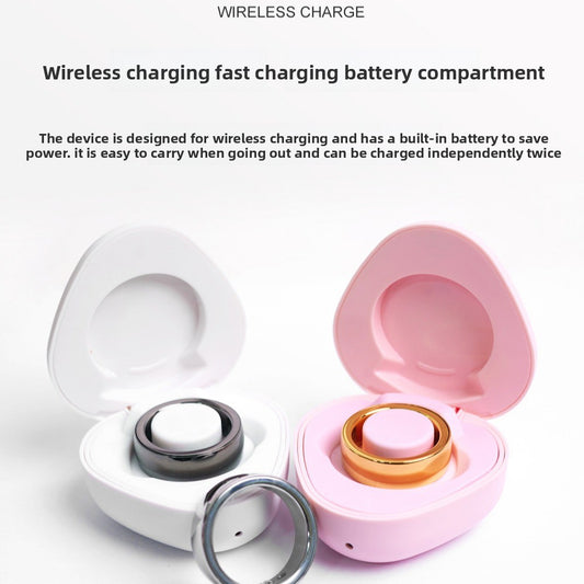 Smart Health Ring – Heart Rate, Blood Oxygen & Sleep Tracker | Wireless Charging