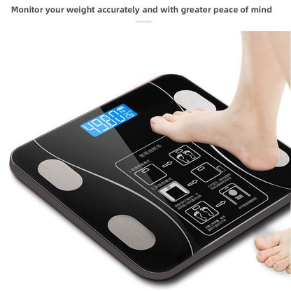Smart Body Fat Scale - Bluetooth BIA Analyzer with App Sync, USB Rechargeable