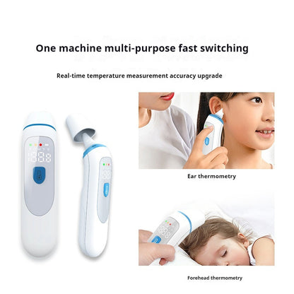 Infrared Thermometer — 1-Second Forehead & Ear Reading | Home Health Care