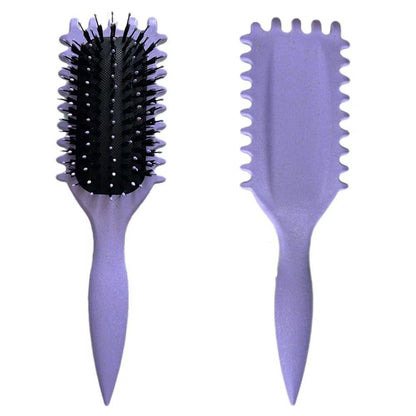 Wheat Straw Bouncing Curly Hair Styling Massage Comb with Air Cushion Bristles
