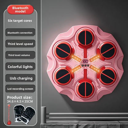 Musical boxing trainer for training and fitness