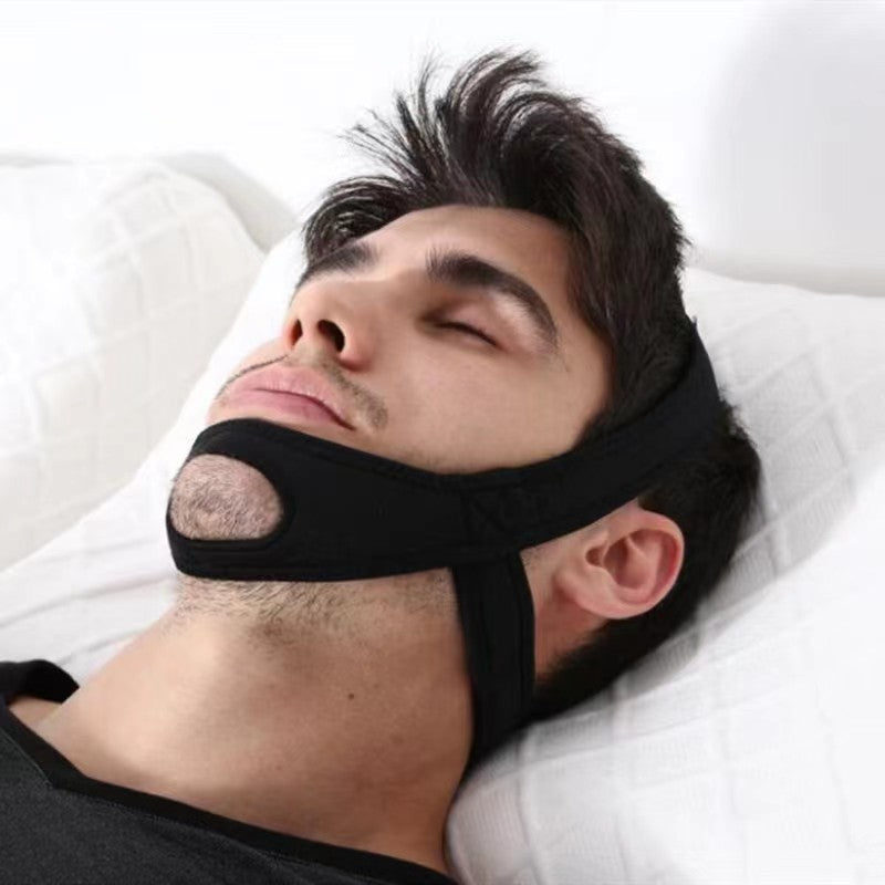 Anti-snoring chin strap