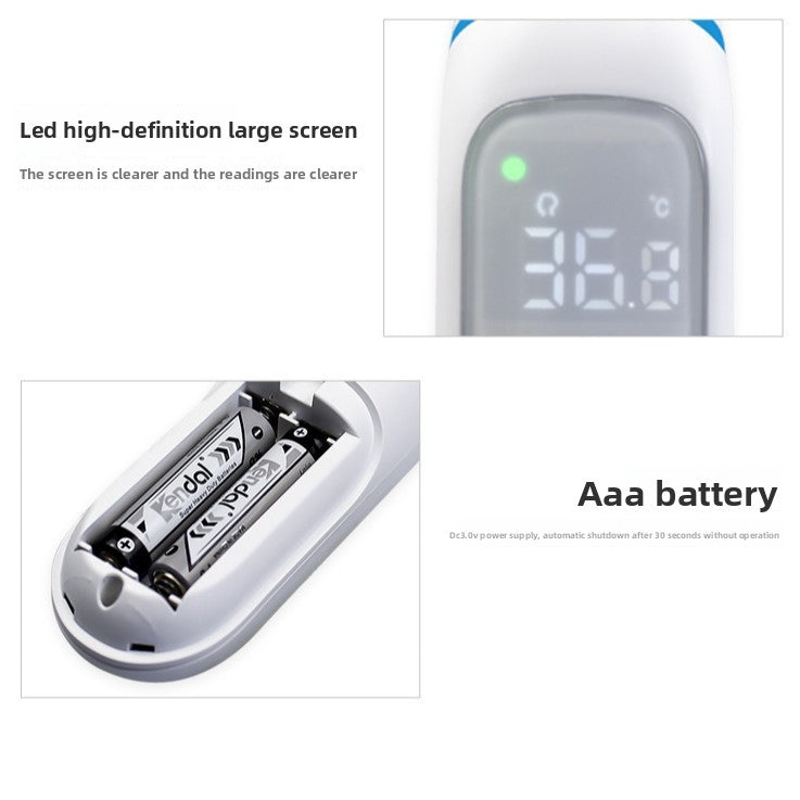 Infrared Thermometer — 1-Second Forehead & Ear Reading | Home Health Care
