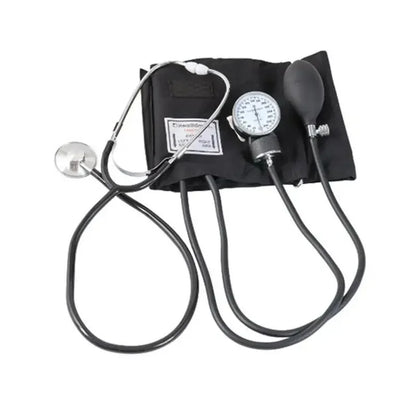 Manual Upper-Arm Blood Pressure Monitor — Aneroid Sphygmomanometer & Stethoscope Kit