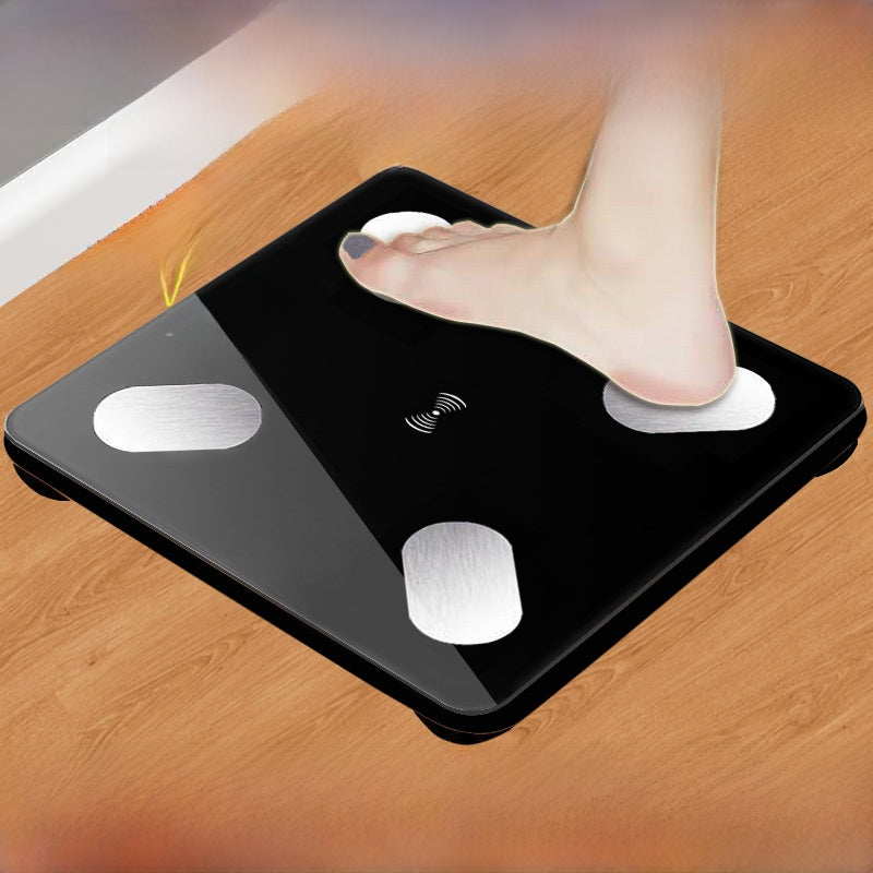 Smart Body Fat Scale - Bluetooth BIA Analyzer with App Sync, USB Rechargeable