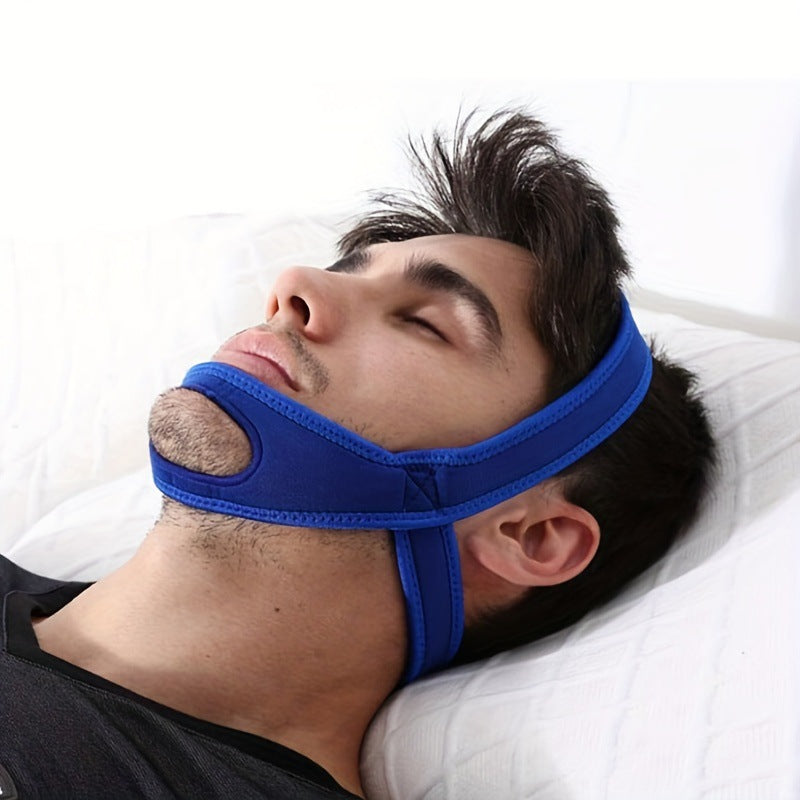Anti-snoring chin strap